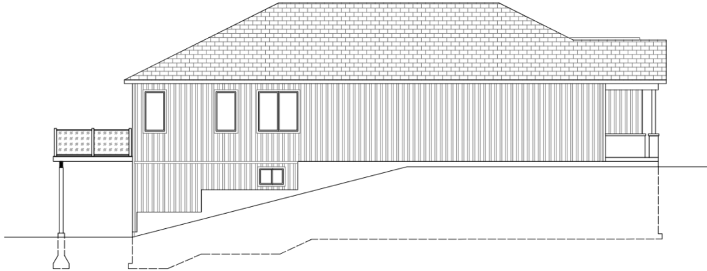 Lot 12 Left Side Architectural Elevation
